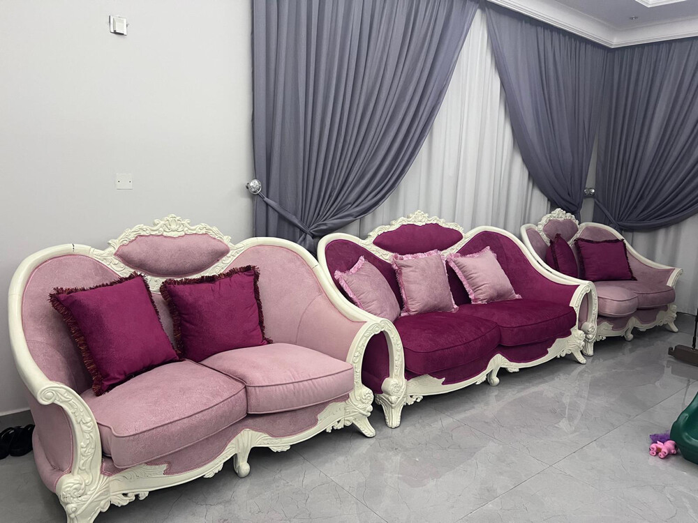طقم صوفا شبه جديد - 2