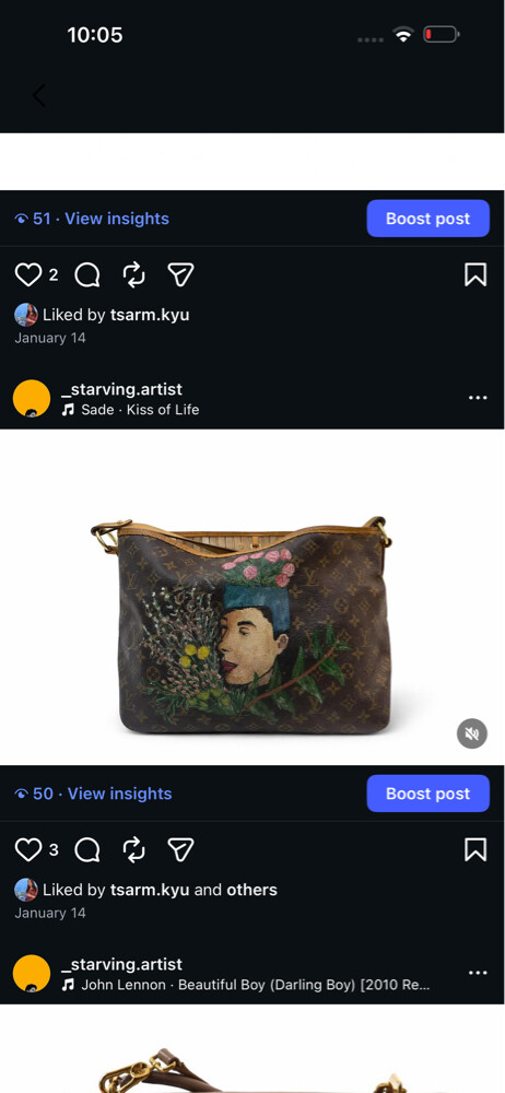 hand painted luxury bags - 2