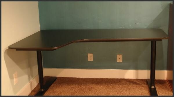 IKEA L-SHAPED OFFICE TABLE - 1