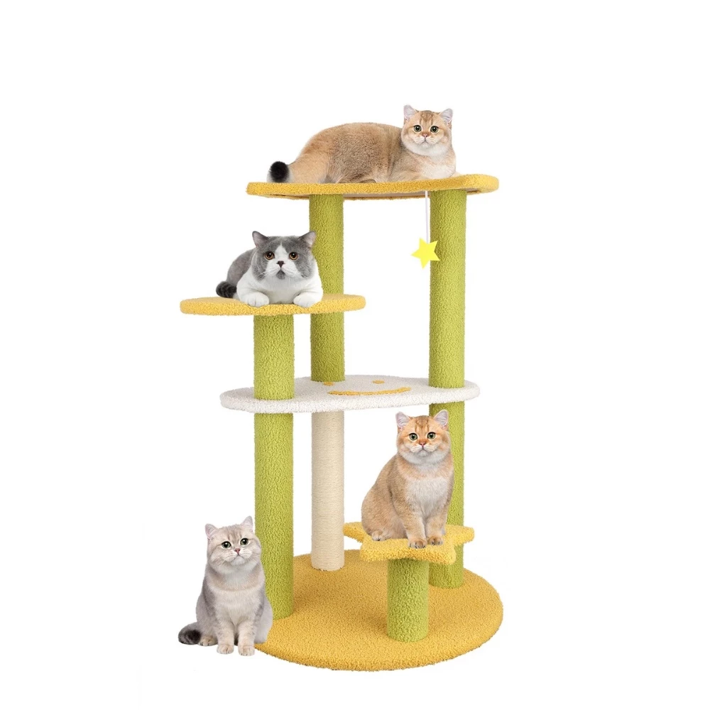 cat tree tower with house new - 1
