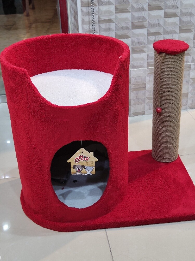 cat tree tower with house new - 4