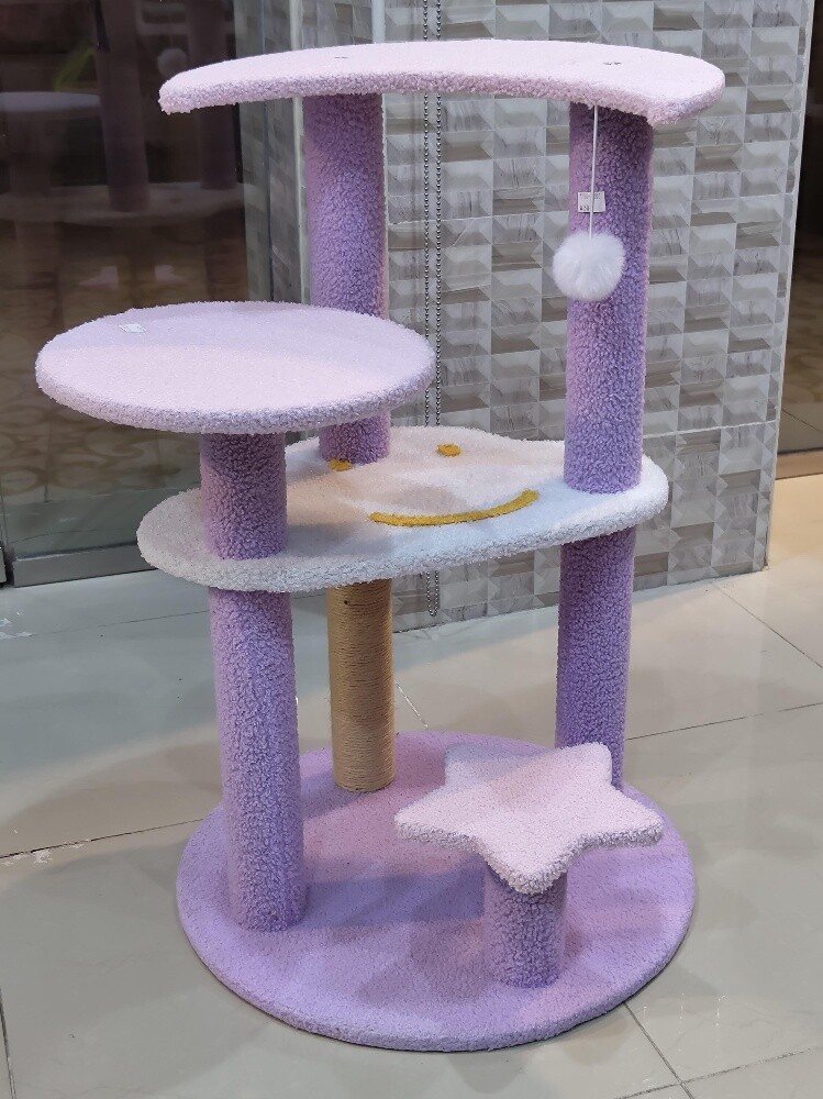 cat tree tower with house new - 3