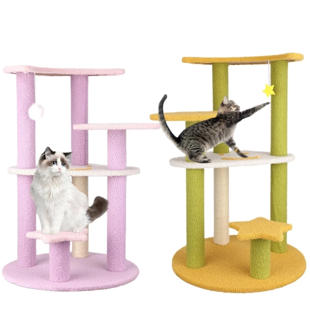 cat tree tower with house new - 2
