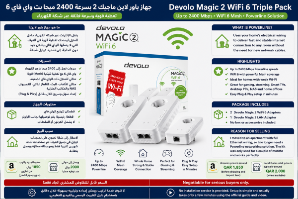 Devolo Magic 2 WiFi 6 Triple Pack - 5