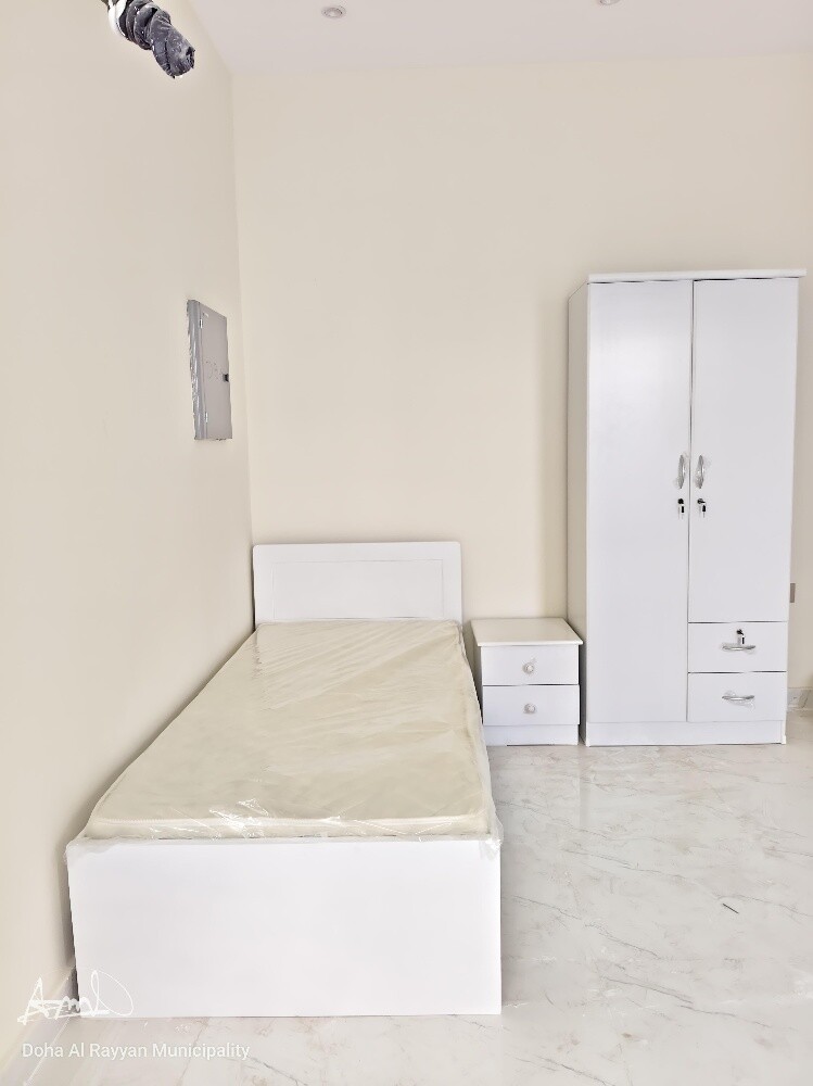 Bed, mattress, cabinet available - 6