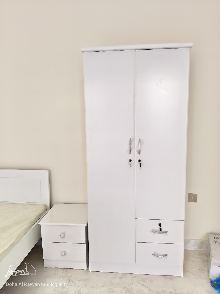 Bed, mattress, cabinet available - 14