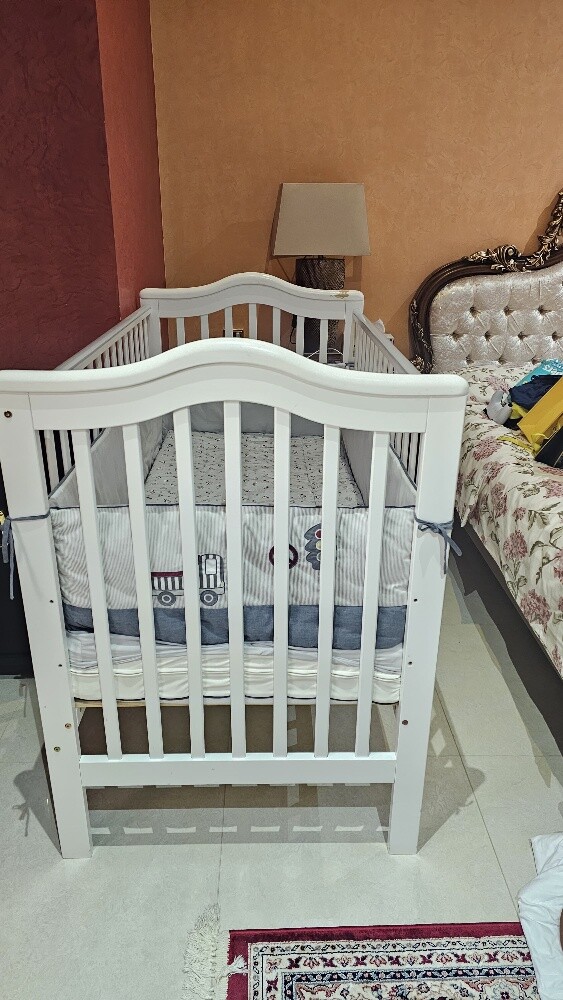 Baby Crib Bed with mattress - 3
