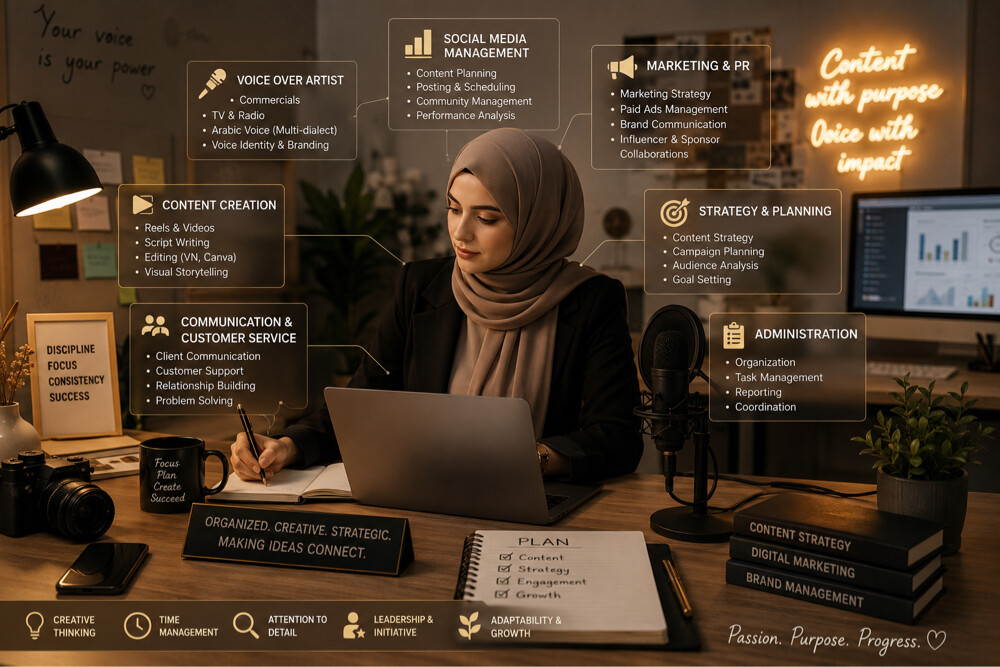 social media manager  - 1