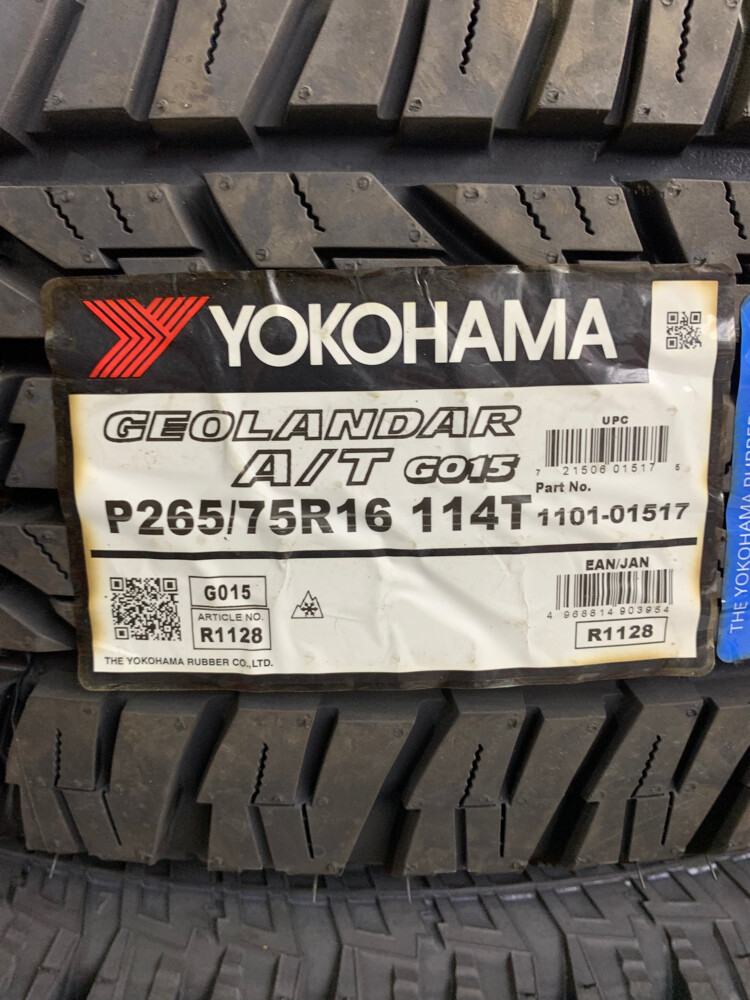 P265/75R16 G015 Yokohama 4pc - 1