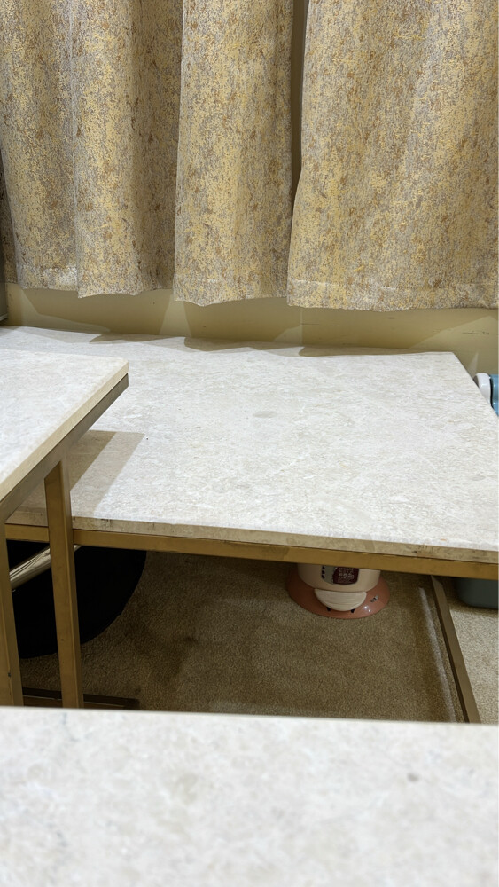 طاولة كبيرة معى اربع صغار  - 4