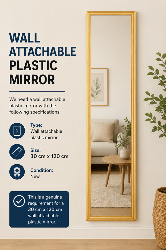 Mirror Wall Attachable - 1