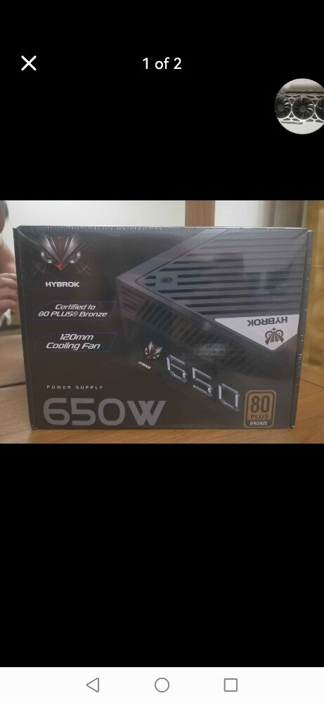 power supply 650w new sealed - 1