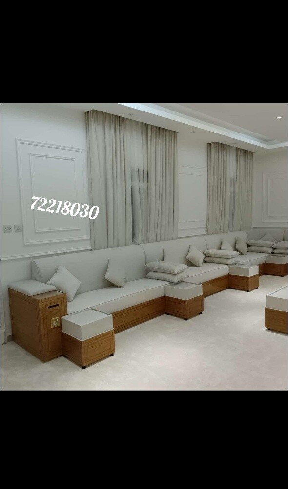 Custom Majlis Sofa curtain make - 4