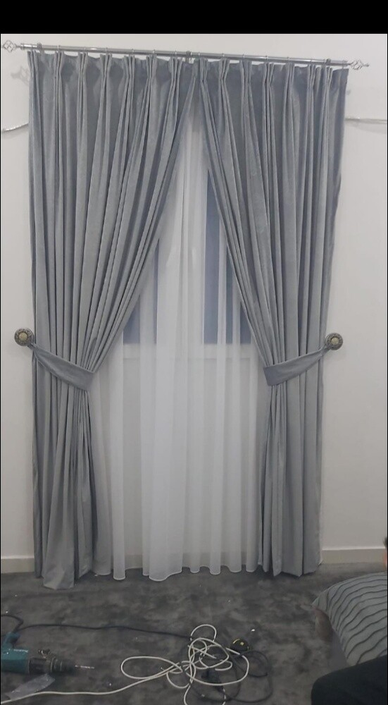 Custom Majlis Sofa curtain make - 11