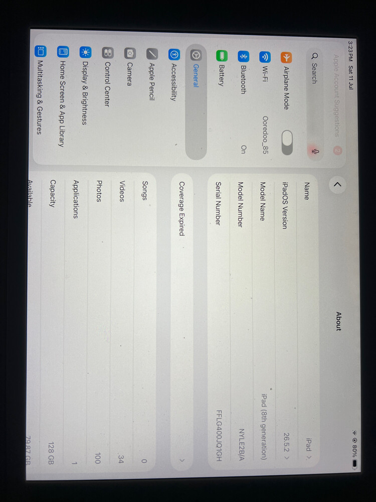 ipad 8gen - 3
