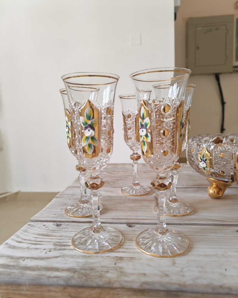 Bohemian Crystal Set - 5