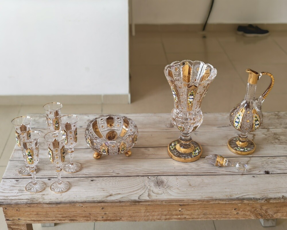 Bohemian Crystal Set - 8