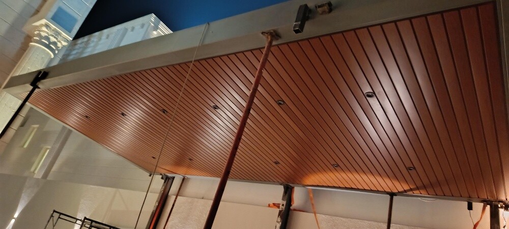 stylish fabric carshade & fence - 7