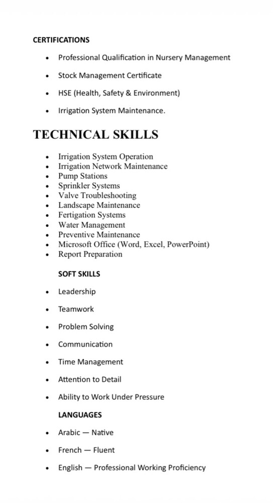landscaping and agr Engineer  - 4