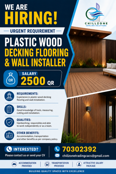 Looking WPC Plastic wood Installer - 1