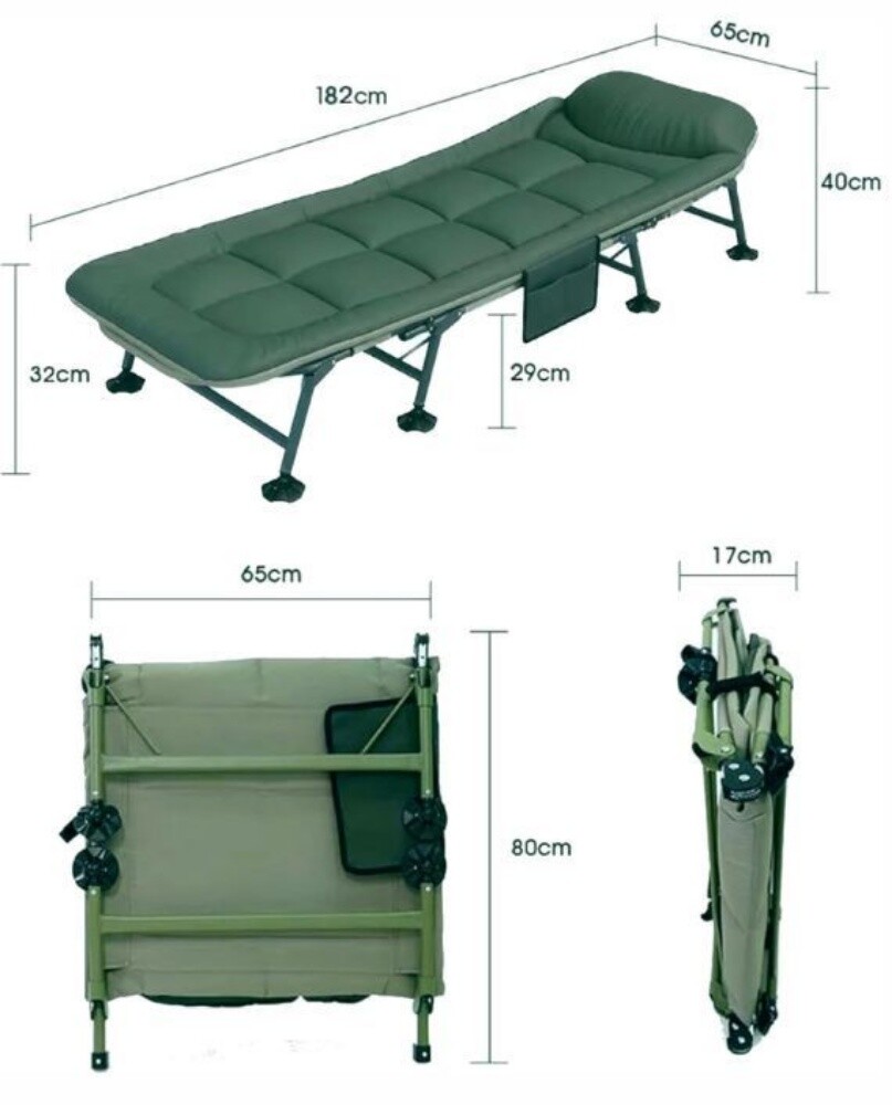 Hexar Premium Camping Bed - Dark Gr - 2