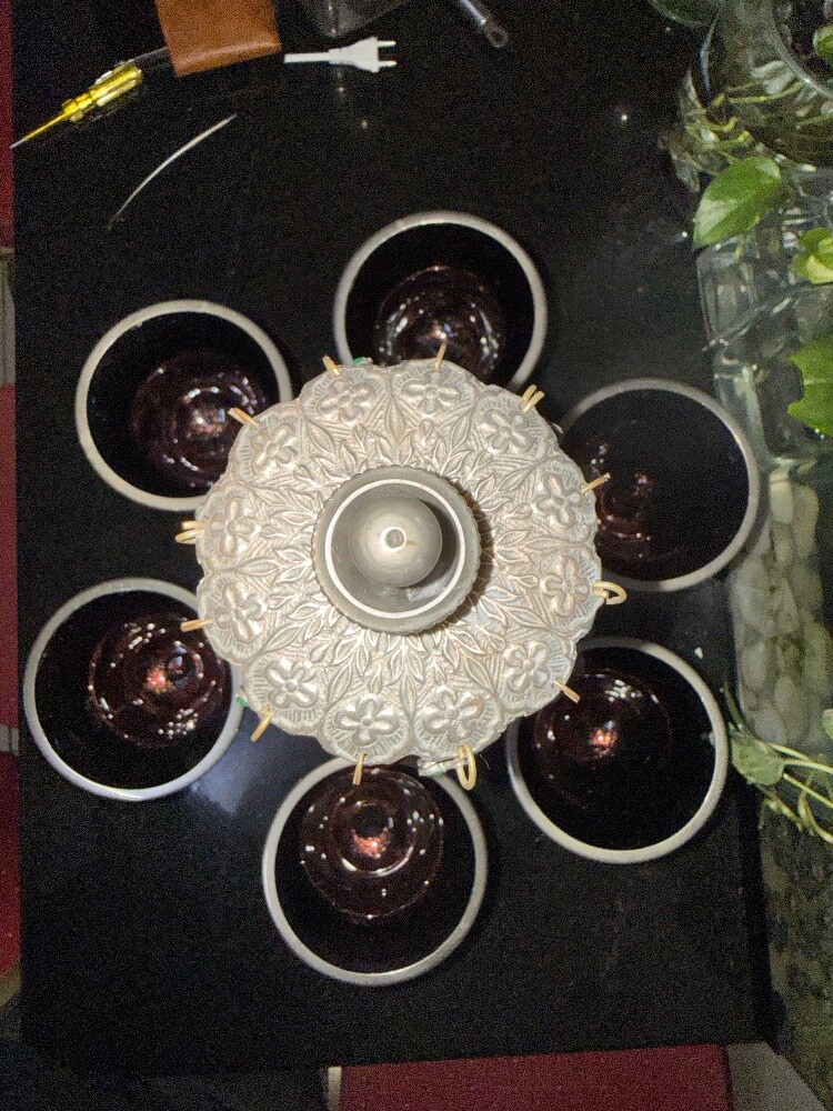 vintage table chandelier - 6