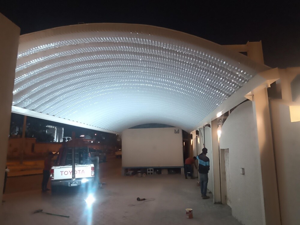 Sun shade Car parking Quick Span Mo - 4
