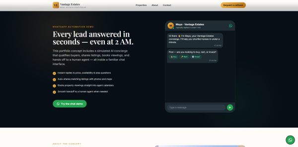 Website + WhatsApp AutoReply Bot - 3