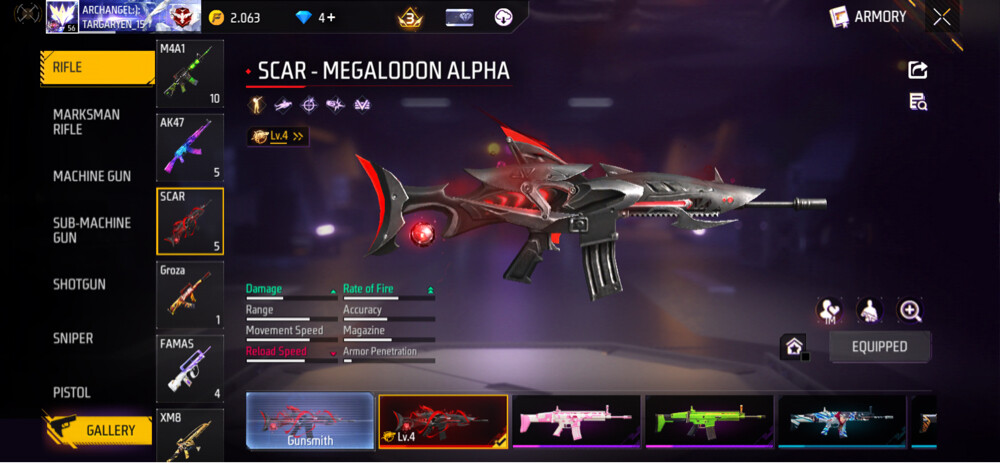 free fire account  - 11