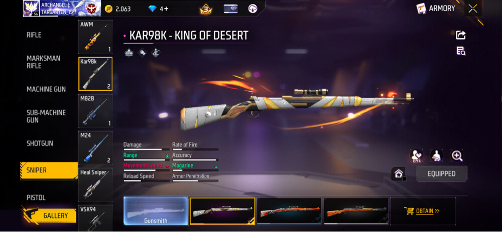 free fire account  - 14