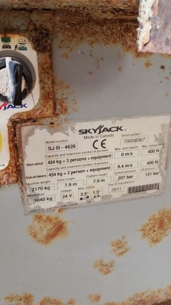 2011 SkyJack SJ 111-4626 - 2