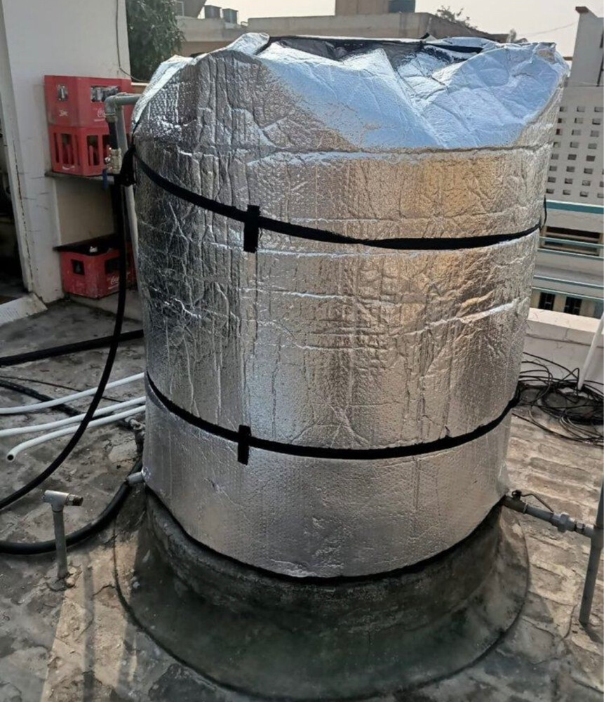 Heat insulated water tank cover - 5