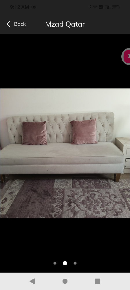 three seater sofa - 1