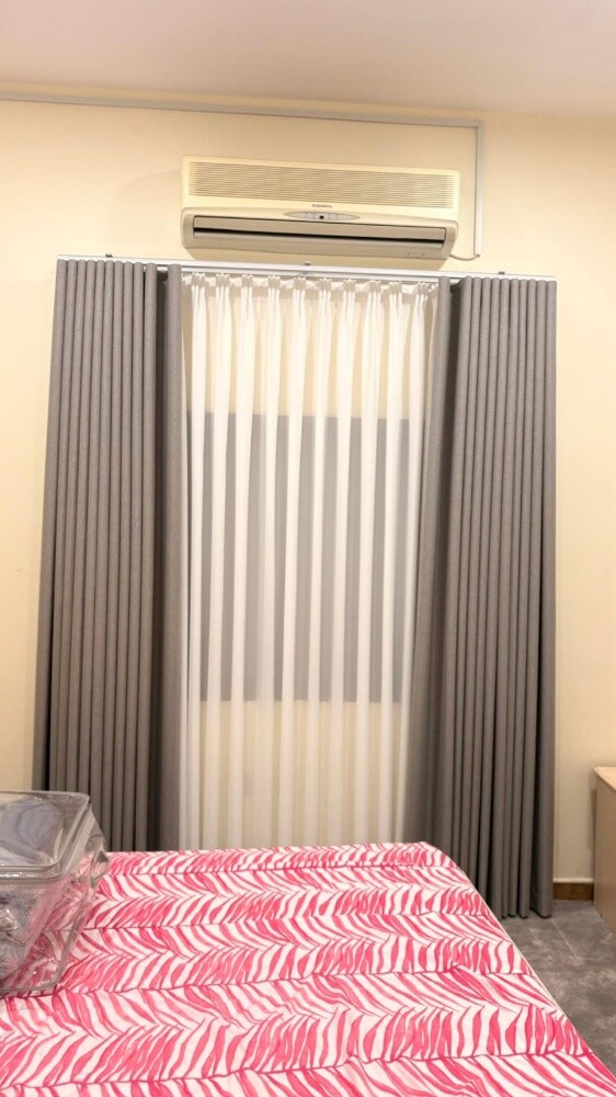 curtain sofa bed make and flooring - 20