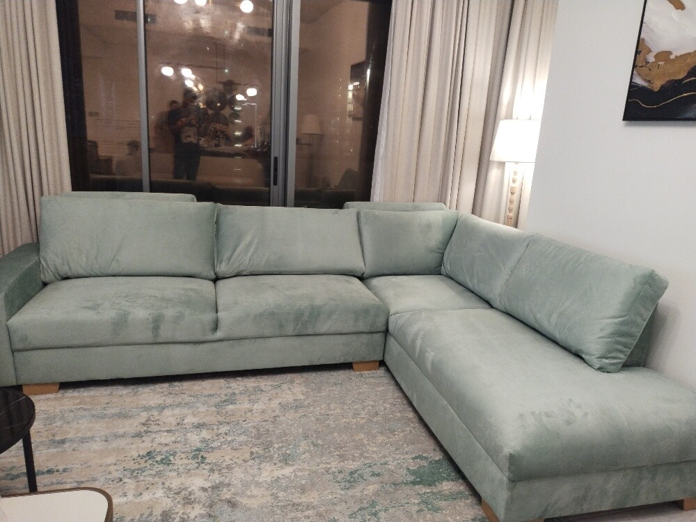 curtain sofa bed make and flooring - 19