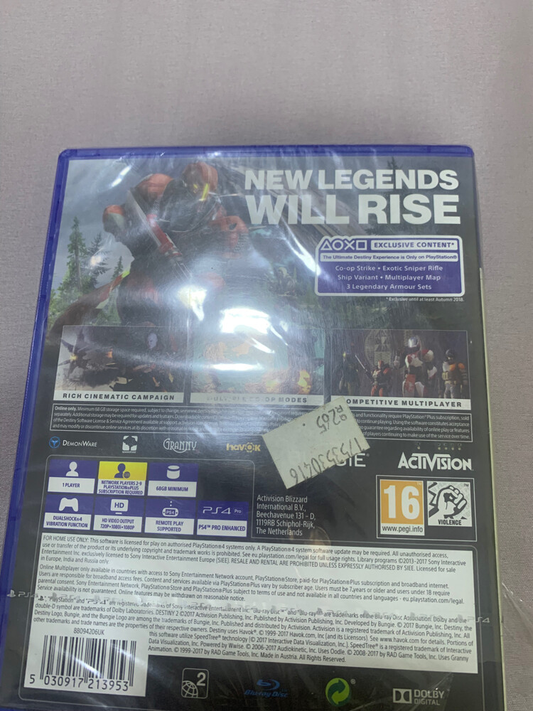 DESTINY  ps4 new - 2