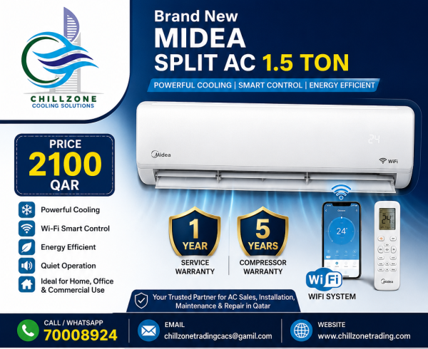 Media 1.5 Ton - WIFI System - 2