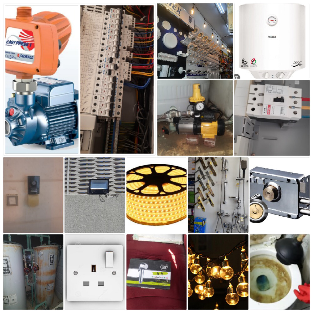Electrical and plumbing and Ac work - 6