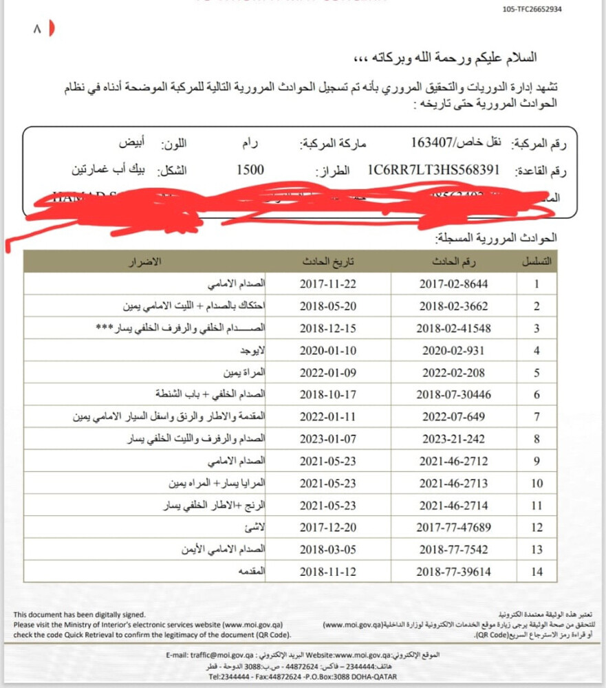 موديل 2017 قير تماتيك قاطع مسافه 151308 للتواصل :50302012 - 7