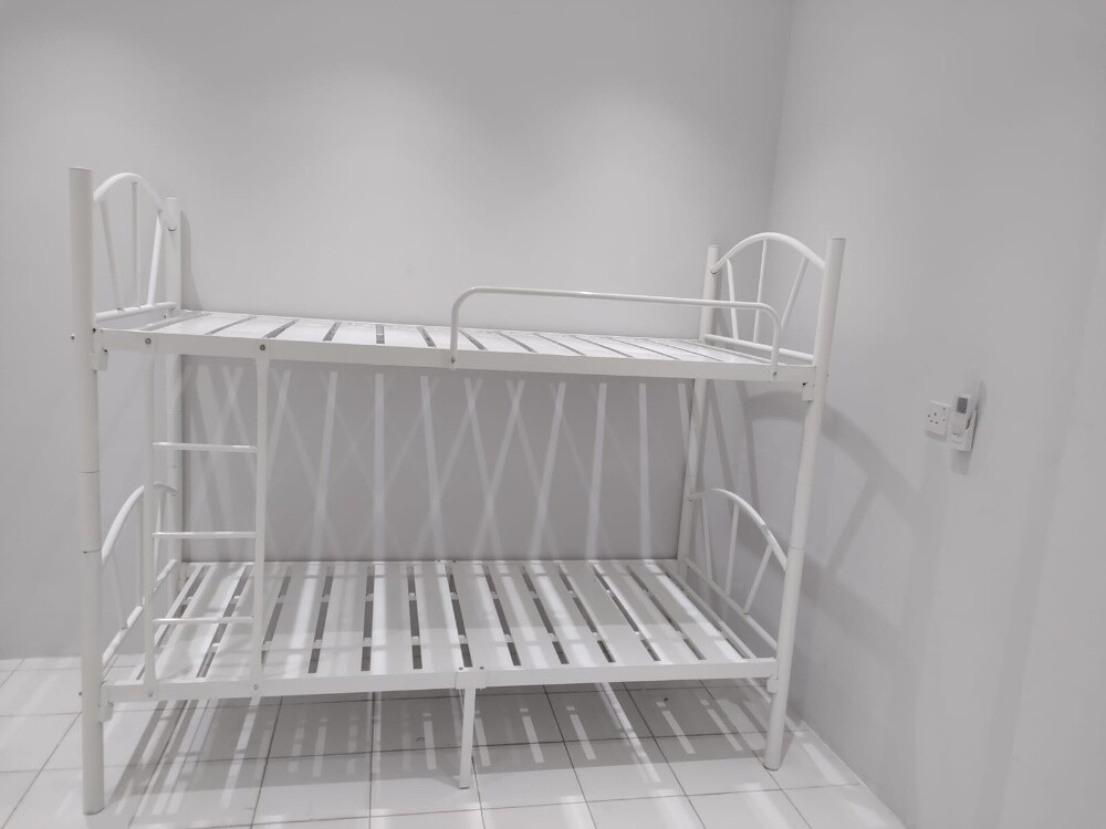 Metal Bunk Bed & mattress available - 4