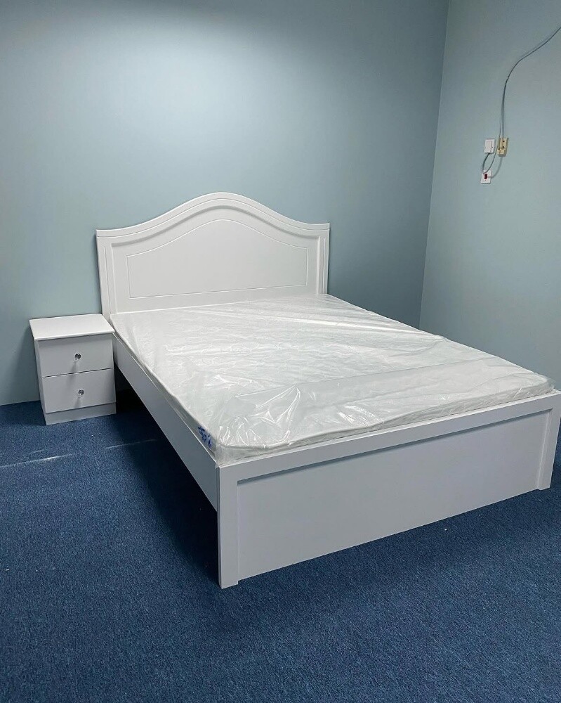 Bed, mattress, cabinet available - 28
