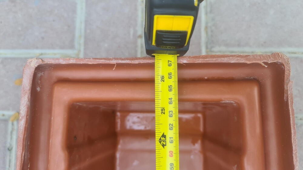 plastic rectangular planter - 3