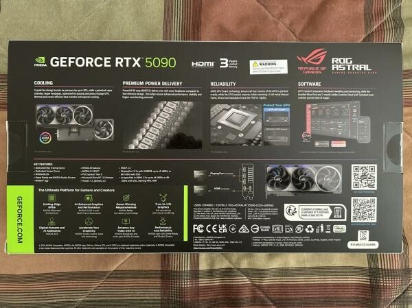 For sale ASUS ROG Astral RTX 5090 - 4