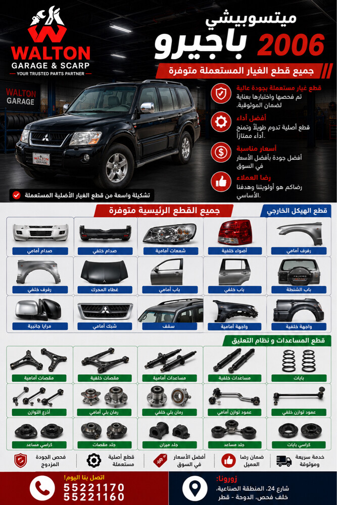 Mitsubishi Pajero 2006 scrap parts - 1