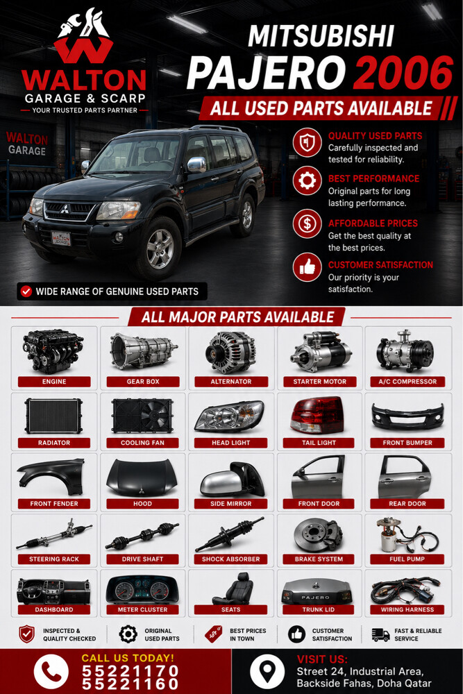 Mitsubishi Pajero 2006 scrap parts - 3