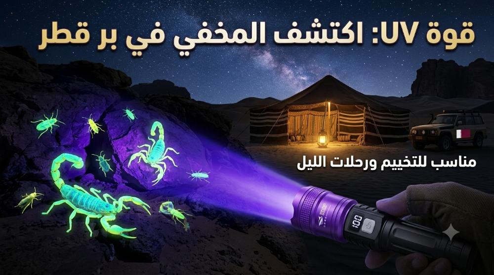 اشعة فوق البنفسجية  لكشف العقارب - 1