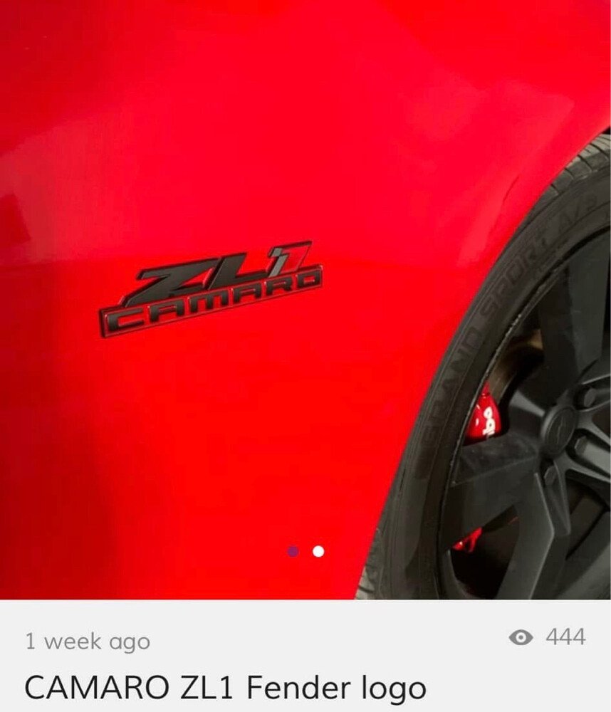 Camaro- posted items only!!! - 5