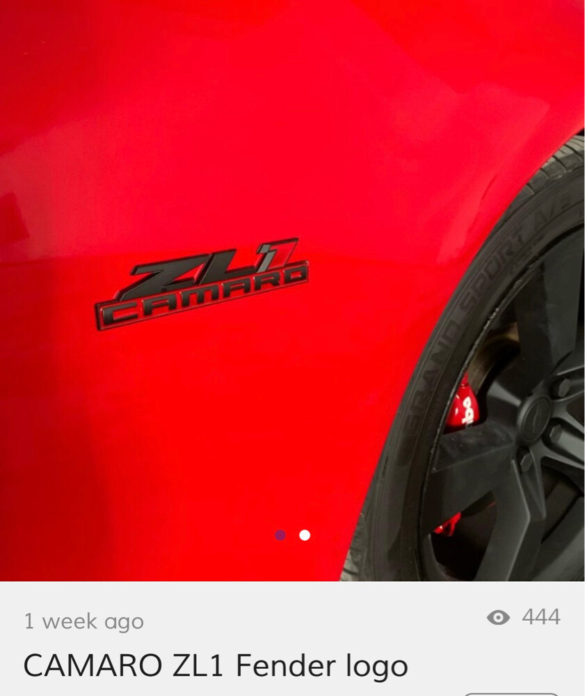 Camaro- posted items only!!! - 14