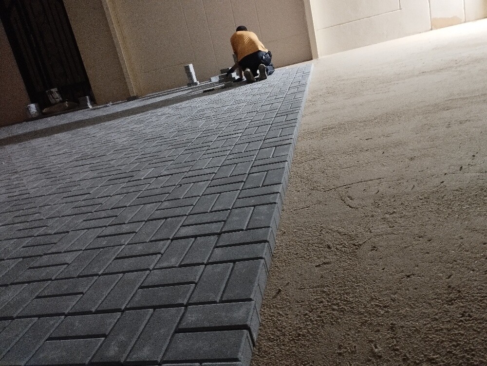 Interlock Tiles Fixing Installation - 1