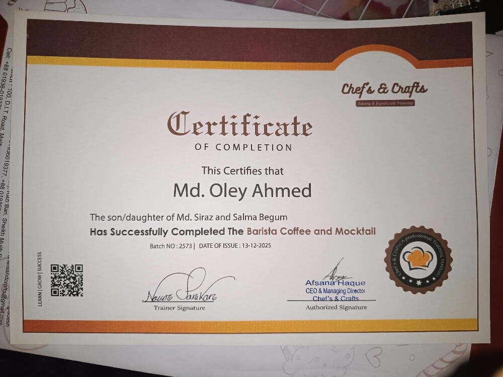 MD OLEY AHMED - 5
